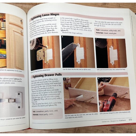 Sears Craftsman Home Repair Complete Step-By-Step Photo Guide Hardcover Book - Picture 4 of 7